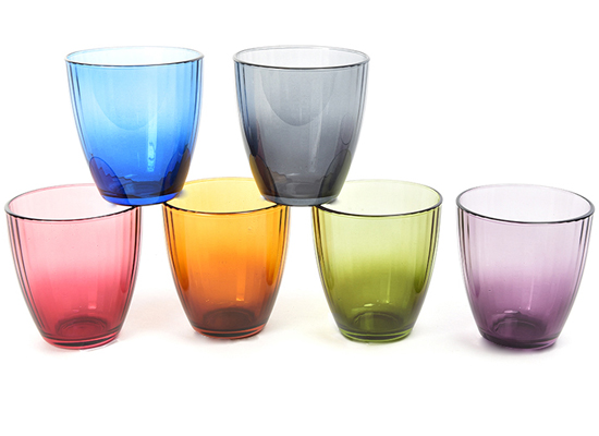 MIXED COLORED GLASSES