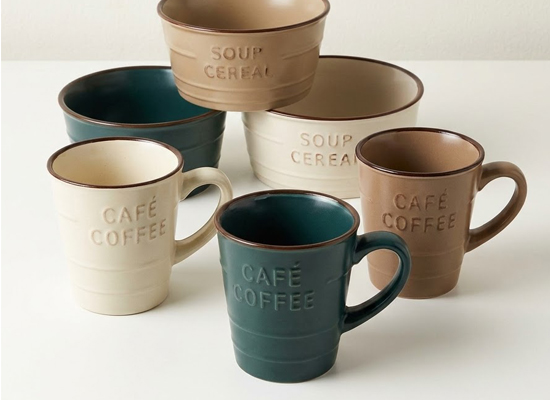 SET 6 SMALL MUGS