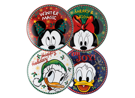 4 DISNEY PLATES